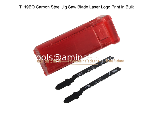 T119BO Carbon Jig Saw Blade Лазерный логотип печатается в больших размерах:75mmX6x12T, резка древесины, резистовое лезвие поставщик
