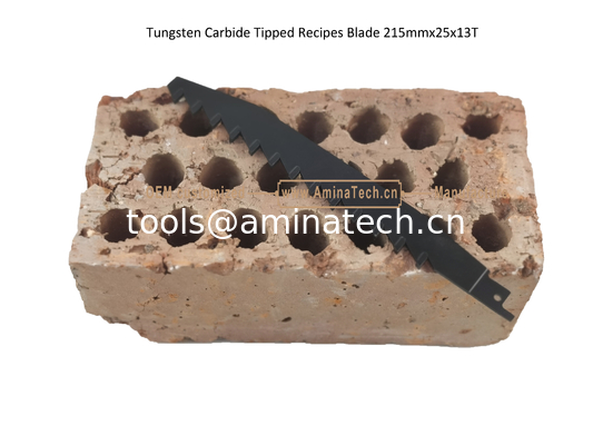Tungsten Carbide Tipped Recipes Blade 215mmx25x13T,Reciprocating,Power Tools поставщик