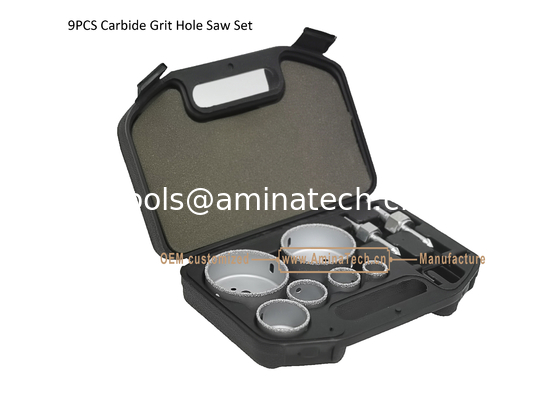9PCS Carbide Grit Hole Saw Set,Drill,Power Tools поставщик