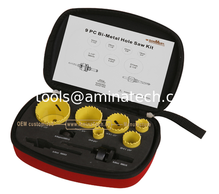 9PC Bi-Metal Hole Saw Set,Power Tools,Drill Bits поставщик