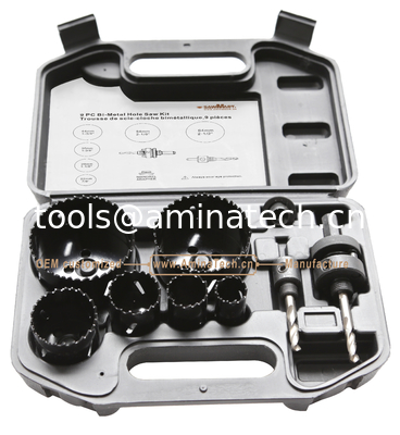 9PC Bi-Metal Hole Saw Kit,Power Tools,Drill Bits поставщик