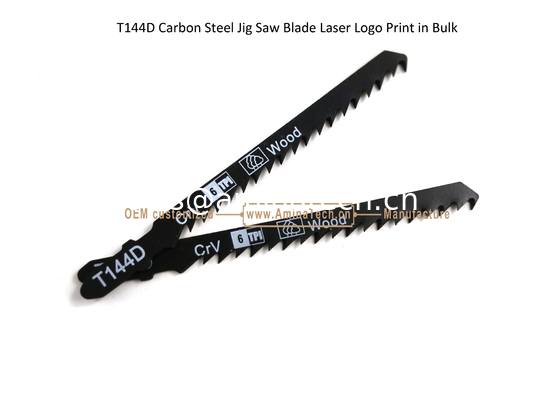 T144D Carbon Jig Saw Blade Лазерная печать логотипа в большом размере: 100mmx8x6T, резка древесины, резка леса поставщик