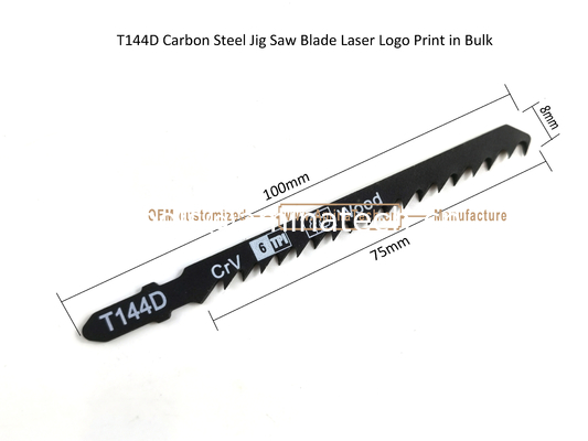 T144D Carbon Jig Saw Blade Лазерная печать логотипа в большом размере: 100mmx8x6T, резка древесины, резка леса поставщик