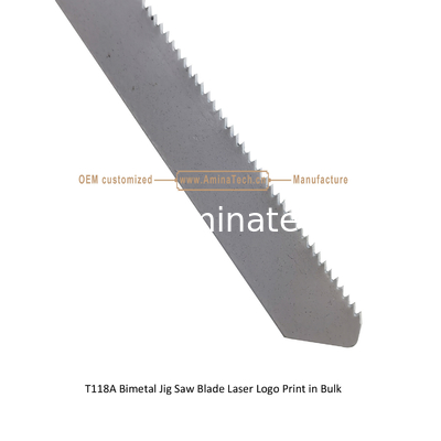 T118AF Bimetal Jig Saw Blade Laser Logo Print in Bulk,Reciprocating Saw Blade ,Power Tools поставщик