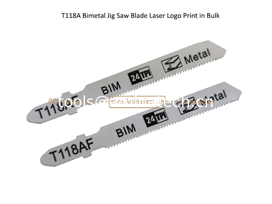 T118AF Bimetal Jig Saw Blade Laser Logo Print in Bulk,Reciprocating Saw Blade ,Power Tools поставщик
