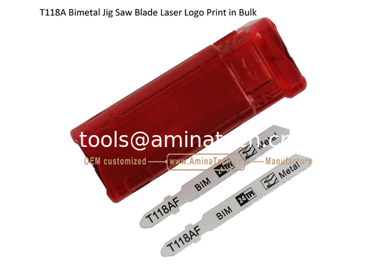 T118AF Bimetal Jig Saw Blade Laser Logo Print in Bulk,Reciprocating Saw Blade ,Power Tools поставщик