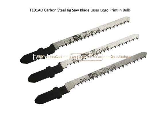 T101AO Carbon Jig Saw Blade Laser Logo Print in Bulk size:83mmx6x18T, Cutting Woods, Reciprocating Saw  Blade поставщик