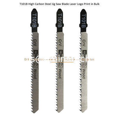 T101B Углеродистая сталь Jig Saw Blade Лазерная печать логотипа в больших размерах: 100mmx8x10T, резка древесины, резистовое лезвие поставщик
