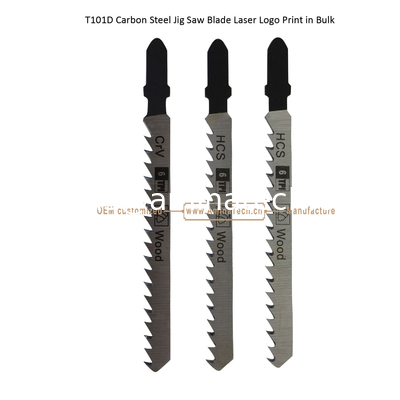 T101D Углеродистая сталь Jig Saw Blade Лазерный логотип печатается в большом размере: 100 ммx8x6T, резка древесины, коробка упаковки поставщик