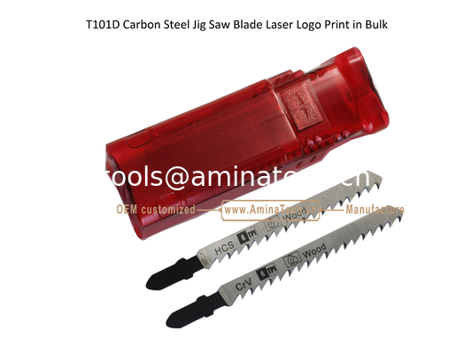 T101D Углеродистая сталь Jig Saw Blade Лазерный логотип печатается в большом размере: 100 ммx8x6T, резка древесины, коробка упаковки поставщик