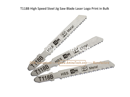 T118B Высокоскоростной стальной Jig Saw Blade Лазерный логотип поставщик