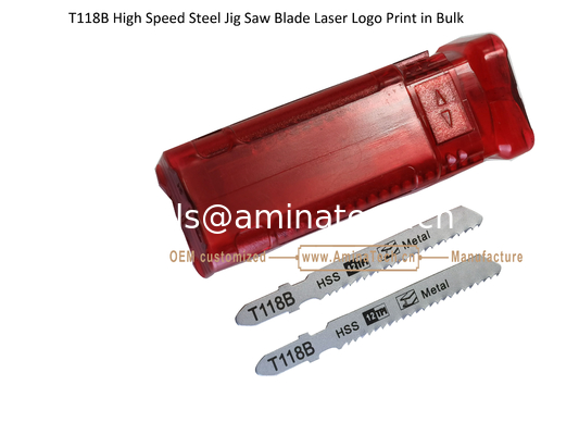 T118B Высокоскоростной стальной Jig Saw Blade Лазерный логотип поставщик