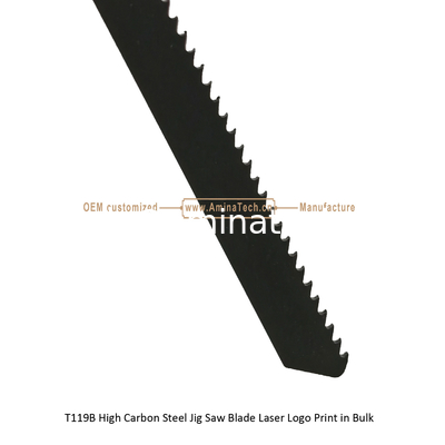 T119B Carbon Jig Saw Blade Laser Logo Print in Bulk size: 92mmX8x12T, резка древесины, взаимная печать поставщик