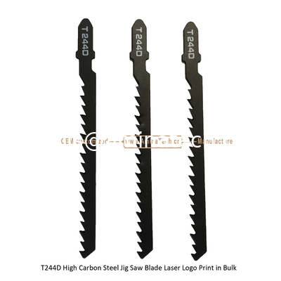 T244D Carbon Jig Saw Blade Лазерный логотип печатается в больших размерах: 100 мм x 6.5 x 6 Т, резка древесины, резка резка, электроинструменты поставщик