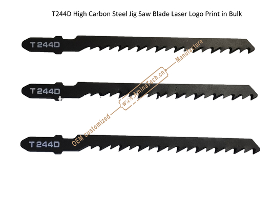 T244D Carbon Jig Saw Blade Лазерный логотип печатается в больших размерах: 100 мм x 6.5 x 6 Т, резка древесины, резка резка, электроинструменты поставщик