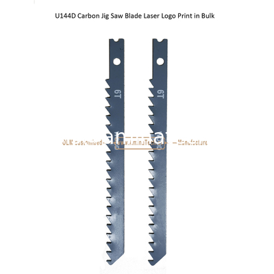 U144D Carbon Jig Saw Blade Laser Logo Print in Bulk size:100mmx8x6T, Cutting Woods,Reciprocating Saw Blade поставщик