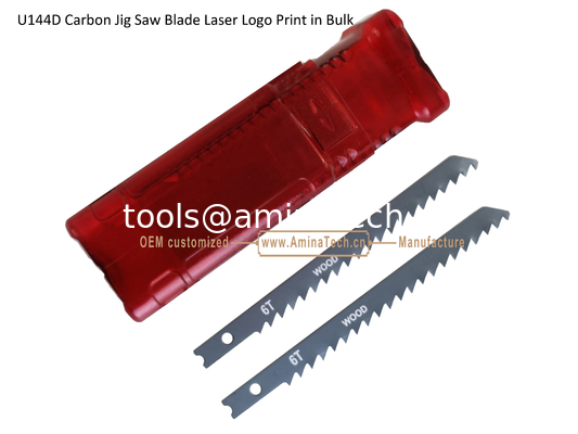 U144D Carbon Jig Saw Blade Laser Logo Print in Bulk size:100mmx8x6T, Cutting Woods,Reciprocating Saw Blade поставщик